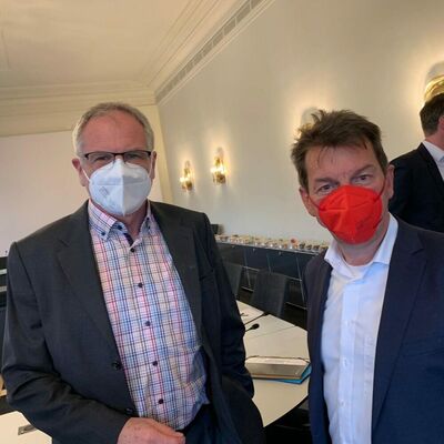 Mit meinem Vorgänger Reinhold Gall